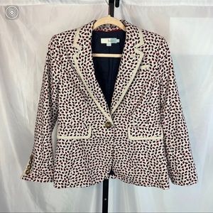 Boden Blenheim Printed Blazer Jacket, size 8 Petite